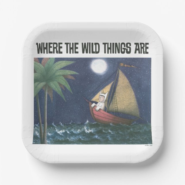 Where The Wild Things Are | Scene 2 Paper Plate (Front)