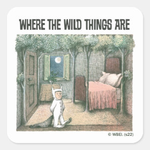 Where The Wild Things Are   Scene 3 Square Sticker