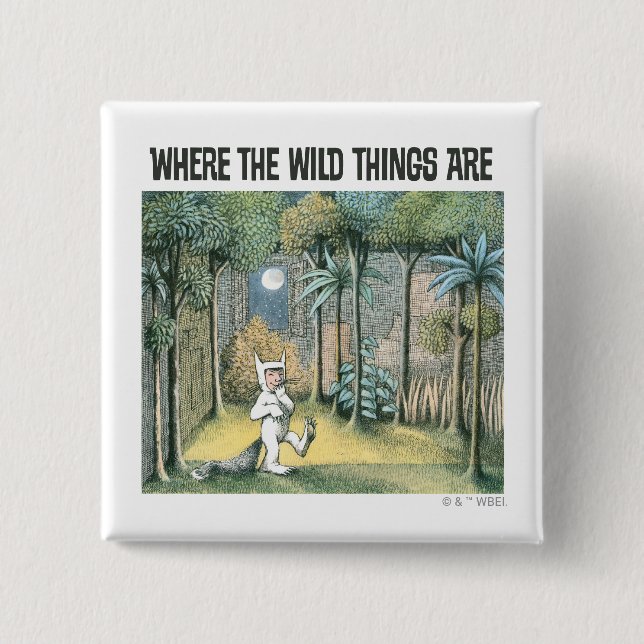 Where The Wild Things Are | Scene 4 15 Cm Square Badge (Front)