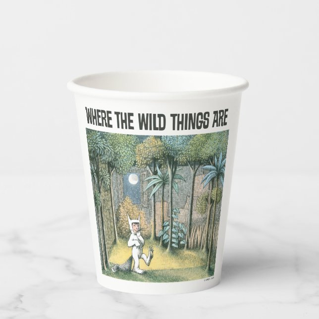Where The Wild Things Are | Scene 4 Paper Cups (Front)