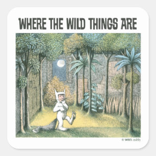 Where The Wild Things Are   Scene 4 Square Sticker