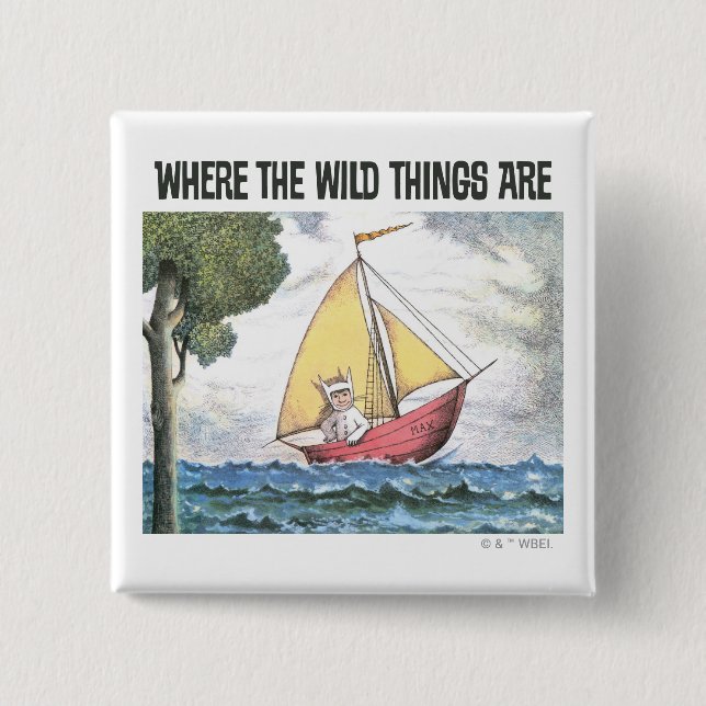 Where The Wild Things Are | Scene 5 15 Cm Square Badge (Front)