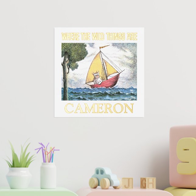 Where The Wild Things Are | Scene 5 Foil Prints (In Situ (Nursery 2))