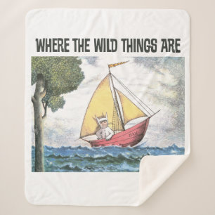 Where The Wild Things Are   Scene 5 Sherpa Blanket