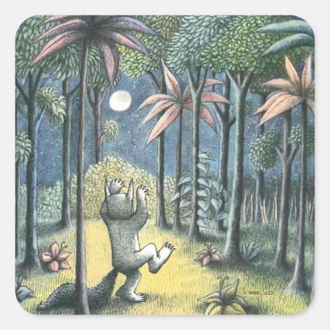 Where The Wild Things Are | Scene 6 Square Sticker (Front)