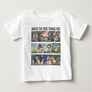 Where The Wild Things Are Scenes Baby T-Shirt