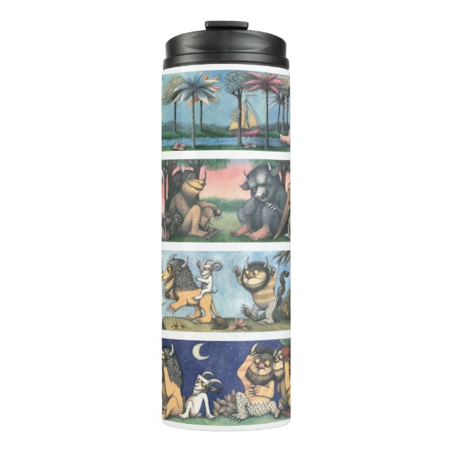Where The Wild Things Are Scenes Thermal Tumbler (Front)