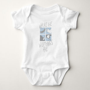 Where The Wild Things Are   Square Graphic Baby Bodysuit