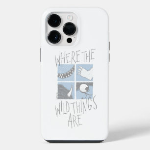 Where The Wild Things Are Square Graphic iPhone 14 Pro Max Case