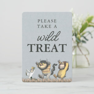 Where the Wild Things Are   Take A Treat Invitation