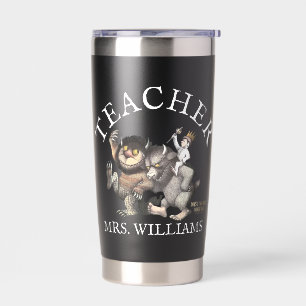 Where the Wild Things Are Teacher Insulated Tumbler