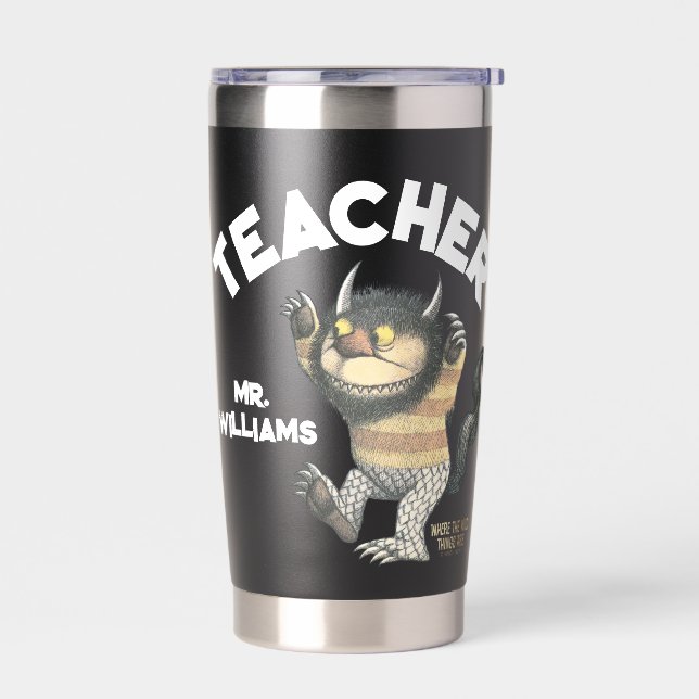 Where the Wild Things Are Teacher Insulated Tumbler (Left)