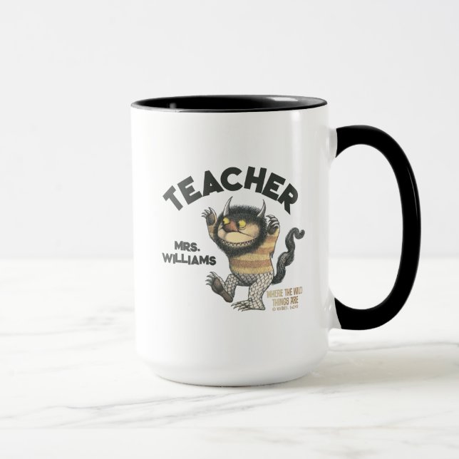 Where the Wild Things Are Teacher Mug (Right)