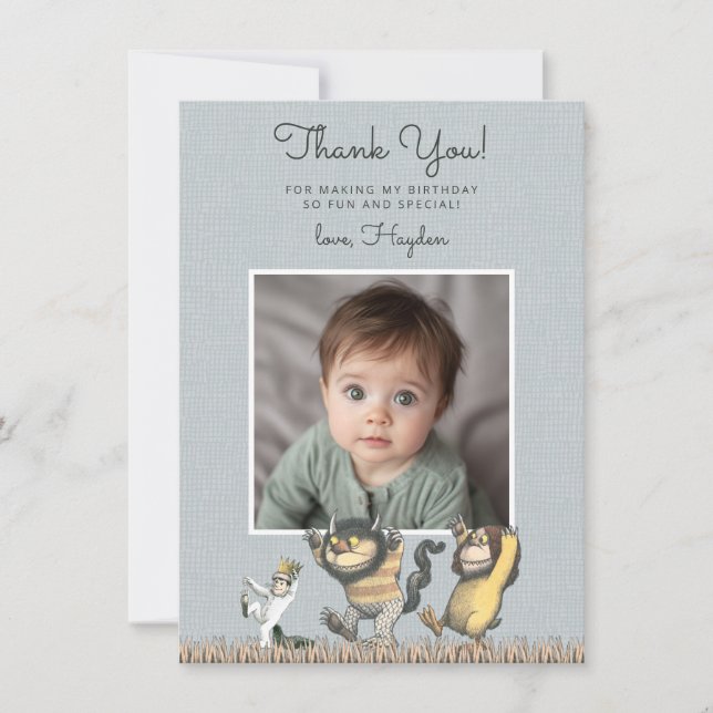 Where the Wild Things Are Thank You Card (Front)