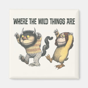 Where the Wild Things Are Two Wild Things Magnet