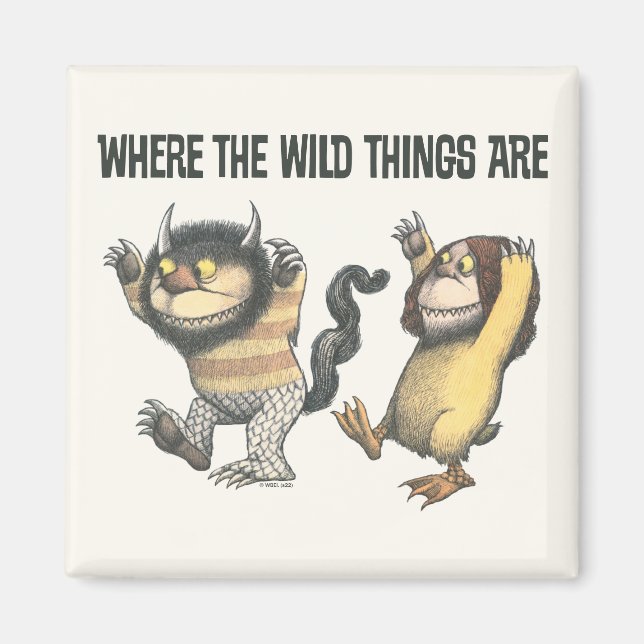 Where the Wild Things Are | Two Wild Things Magnet (Front)
