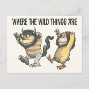Where the Wild Things Are   Two Wild Things Postcard