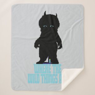 Where the Wild Things Are   Wild Thing Silhouette Sherpa Blanket