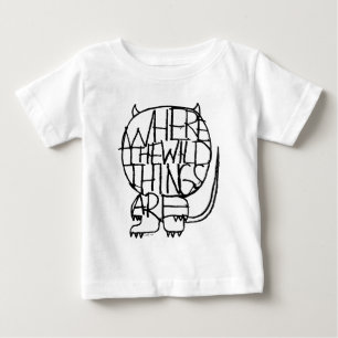 Where the Wild Things Are   Wild Thing Sketch Baby T-Shirt
