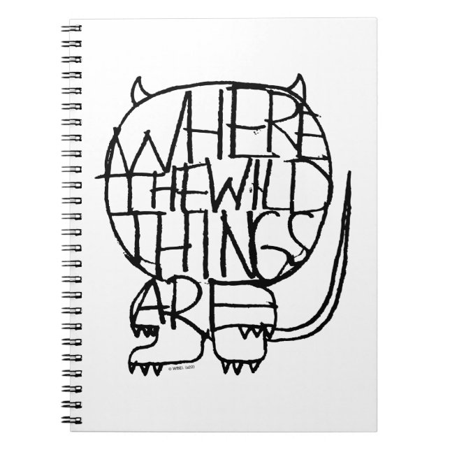 Where the Wild Things Are | Wild Thing Sketch Notebook (Front)