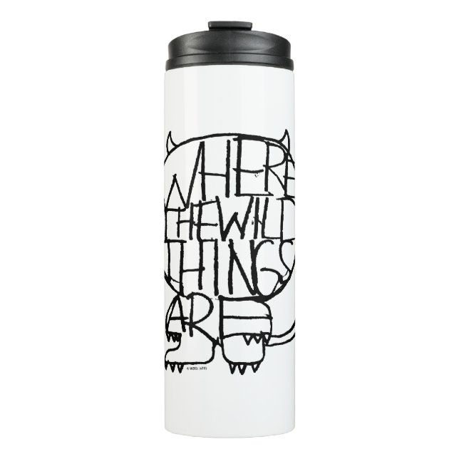 Where the Wild Things Are | Wild Thing Sketch Thermal Tumbler (Front)