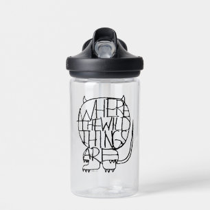 Where the Wild Things Are Wild Thing Sketch Water Bottle