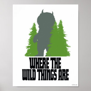 Where the Wild Things Are   Wild Thing & Trees Poster
