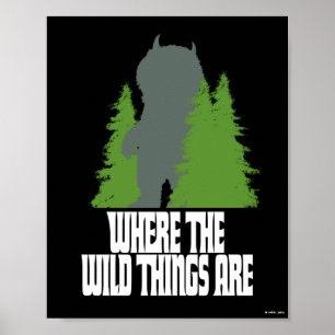 Where the Wild Things Are   Wild Thing & Trees Poster