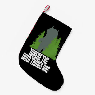 Where the Wild Things Are   Wild Thing & Trees Small Christmas Stocking