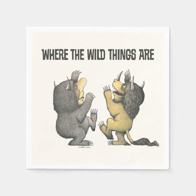 Where the Wild Things Are | Wild Things Napkin (Front)