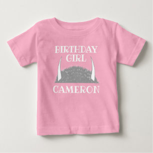 Where The Wild Things Birthday Girl Baby T-Shirt