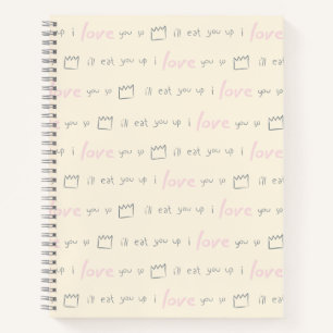 Where the Wild Things Quote Pattern Notebook