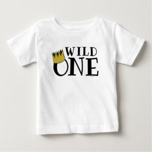 Where The Wild Things   Wild One 1st Birthday Baby T-Shirt