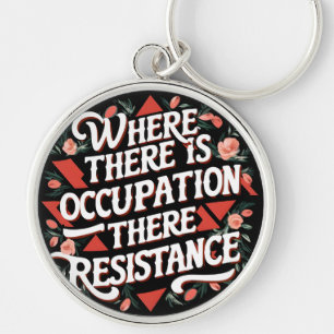 Where there is occupation there resistance key ring