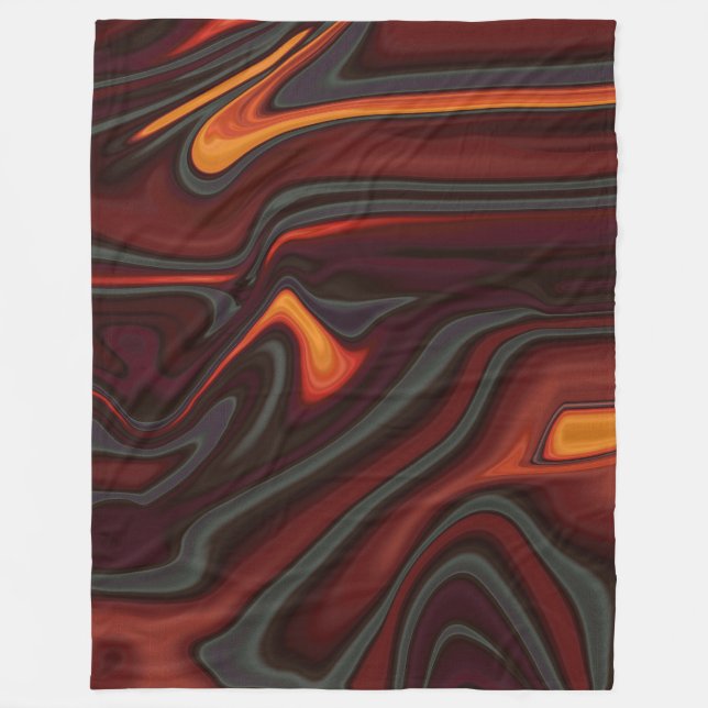 Where There's Smoke Fleece Blanket (Front)
