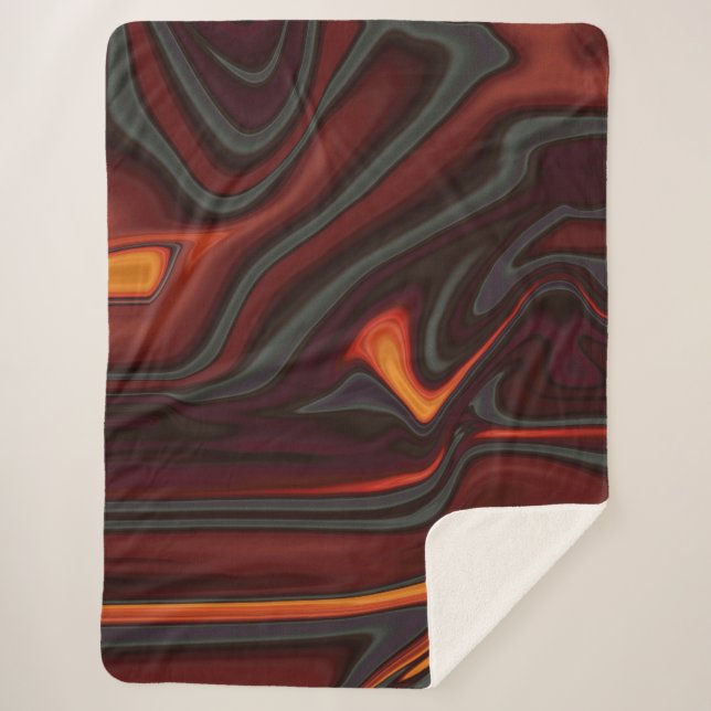 Where There's Smoke Sherpa Blanket (Front)