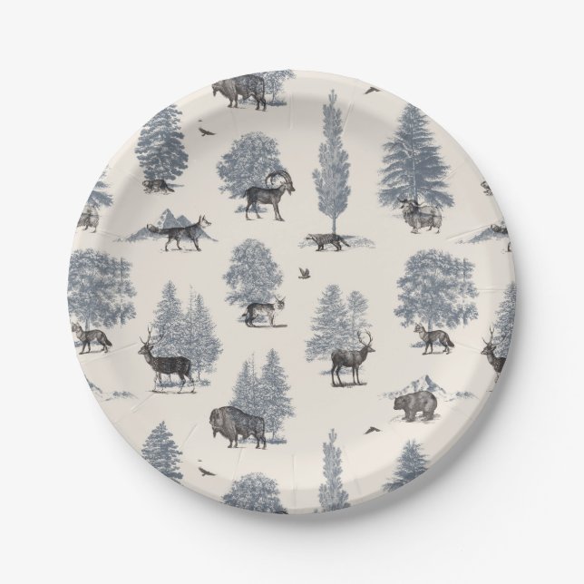Where They Belong Winter | Florent Bodart Paper Plate (Front)