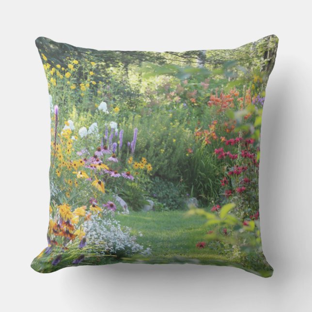 Where Three Gardens Meet, 20x20 outdoor Cushion (Front)