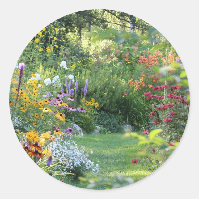 Where Three Gardens Meet Classic Round Sticker (Front)