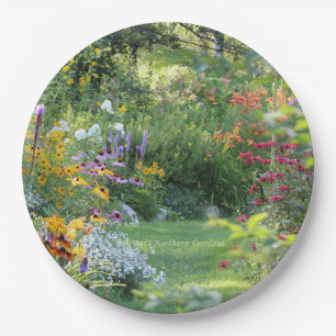 Where Three Gardens Meet Paper Plate