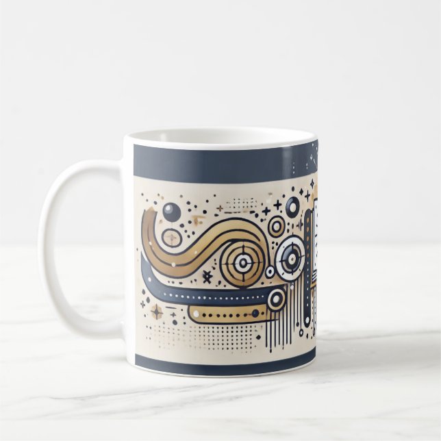 Where Timeless Wisdom Meets Modern Design Coffee Mug (Left)