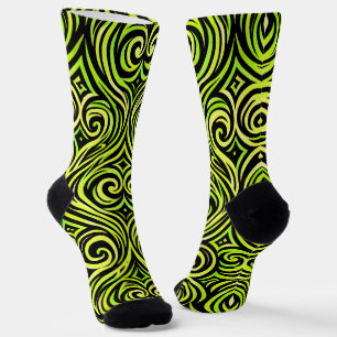 Where To Buy Cool Socks 00347 Green Swirl Socks