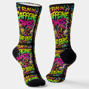 Where To Buy Cool Socks 00350 Caffeine Chaos Socks