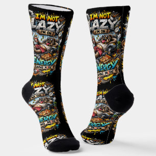 Where To Buy Cool Socks 00356 Chaos Not Lazy Socks