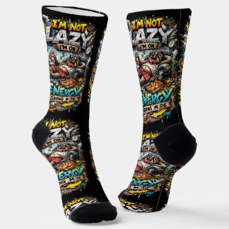 Where To Buy Cool Socks 00356 Chaos Not Lazy Socks