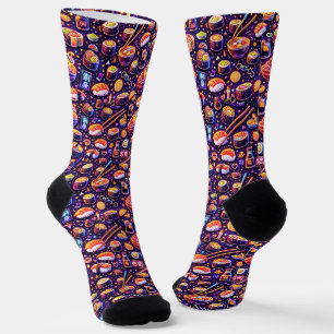 Where To Buy Cool Socks 00378 Sushi Theme Socks