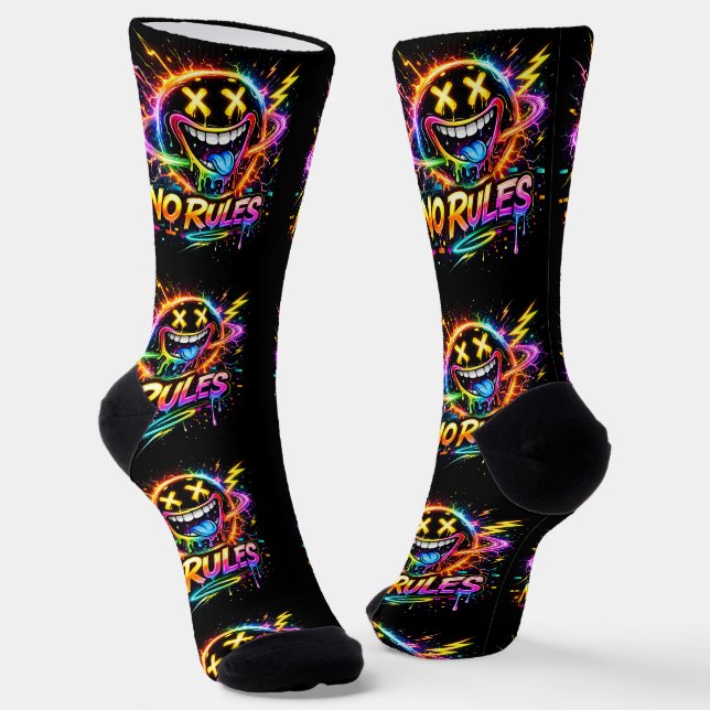 Where To Buy Cool Socks 00389 No Rules Socks (Angled)