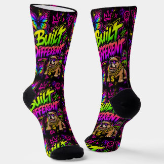 Where To Buy Cool Socks 0393 Built Different Socks