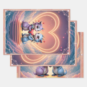 Where Two Souls Choose Forever Wrapping Paper Sheet