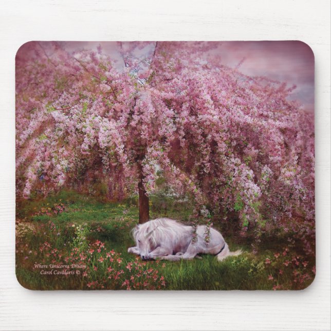 Where Unicorns Dream Mousepad (Front)